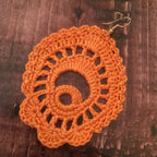 81. Crochet Paisley Motif Earrings Pattern | Openwork Spiral Boho Earrings Tutorial