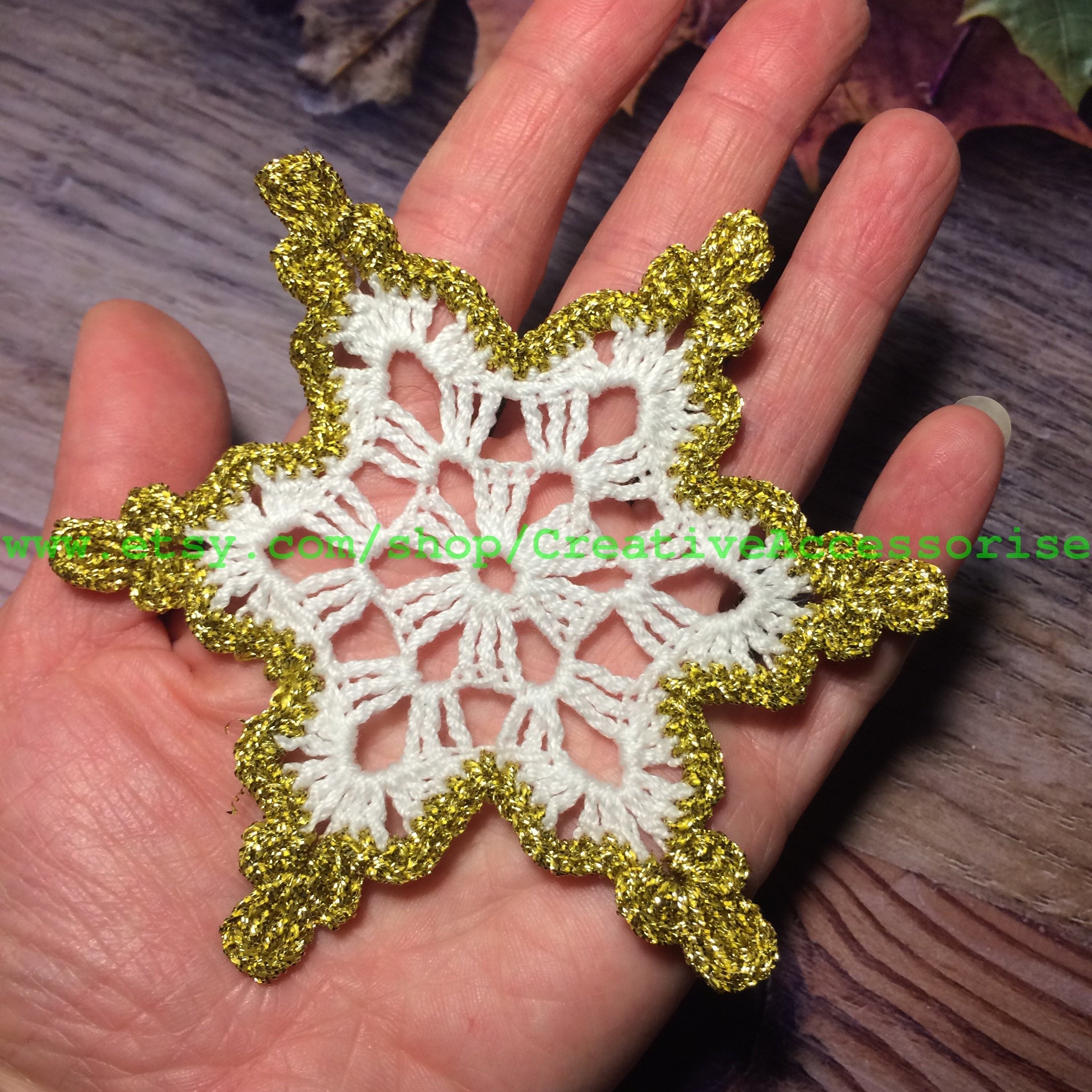 Crochet Christmas Snowflake – Digital PDF Pattern