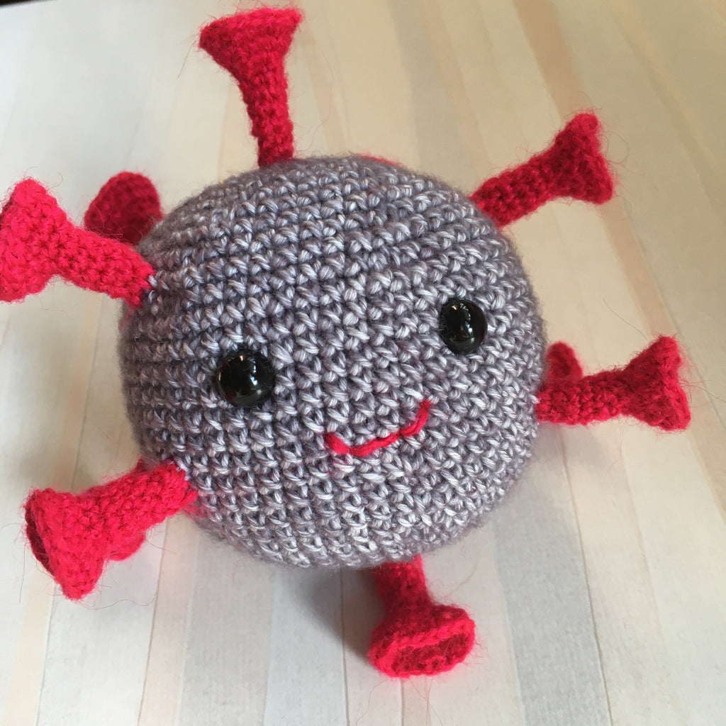 Cute Amigurumi Virus Crochet Pattern – Beginner-Friendly Digital PDF Tutorial