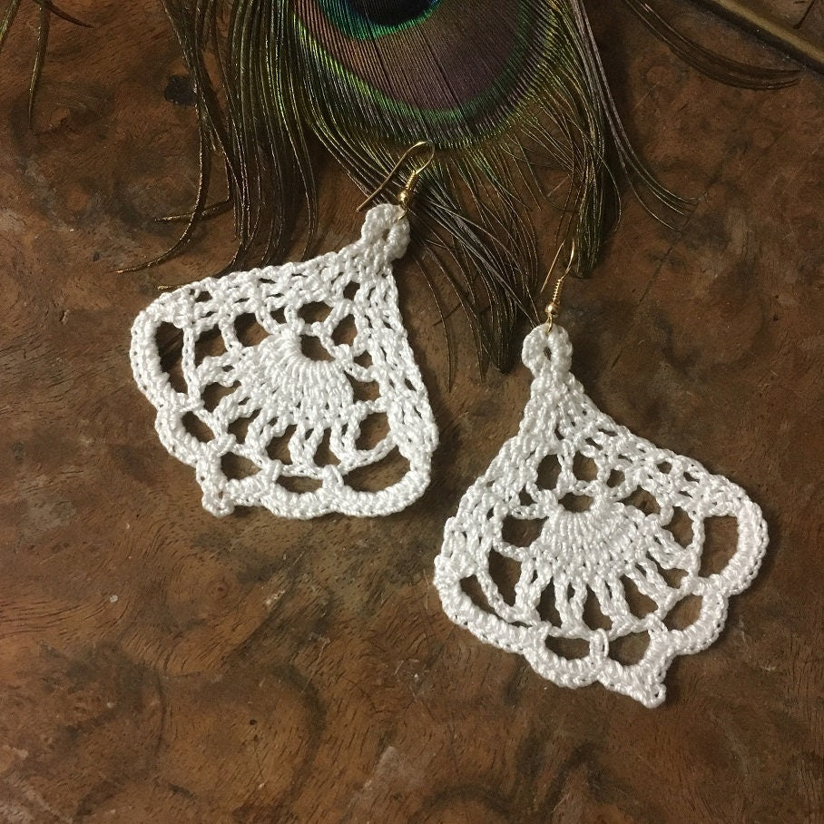 127. Elegant Crochet Earring Pattern (Digital PDF)