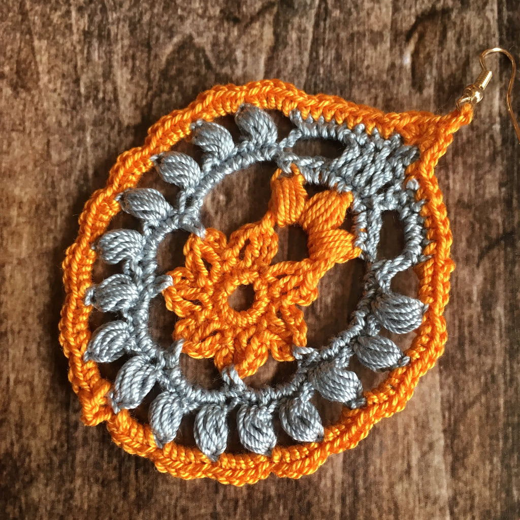 106. Crochet Paisley Teardrop Earrings – Digital PDF Pattern (Advanced Level)
