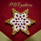 Crochet Christmas Snowflake – Digital PDF Pattern