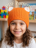 Fox Beanie Crochet Pattern – Easy Beginner PDF Download