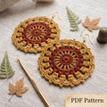 Mandala Lace Statement Earrings – Beginner-Friendly Crochet Pattern