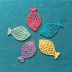Intricate Lace Fish Applique - Advanced Crochet Pattern (PDF)