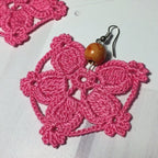 53. Crochet Earrings Pattern PDF - Micro Crochet Flower Lace Design