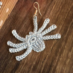 Spider Crochet Earrings Pattern – DIY Halloween Jewelry