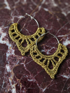 The Lotus Bloom Crochet Earring Pattern