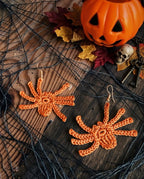 Spider Crochet Earrings Pattern – DIY Halloween Jewelry