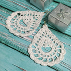 113. Crochet Drop-Shaped Earrings - Digital PDF Pattern