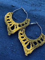 The Lotus Bloom Crochet Earring Pattern
