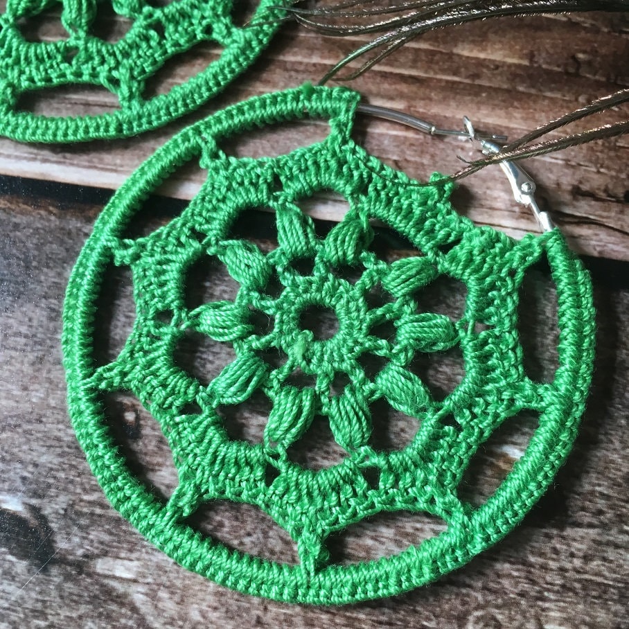 120. Crochet Earring Pattern – Instant Digital Download (PDF)