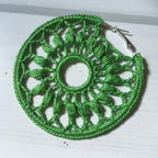 121. Floral Motif Crochet Earring Pattern (Digital Download)