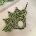 80. Crochet Fire Butterfly Wings Earrings Pattern | PDF Digital Download