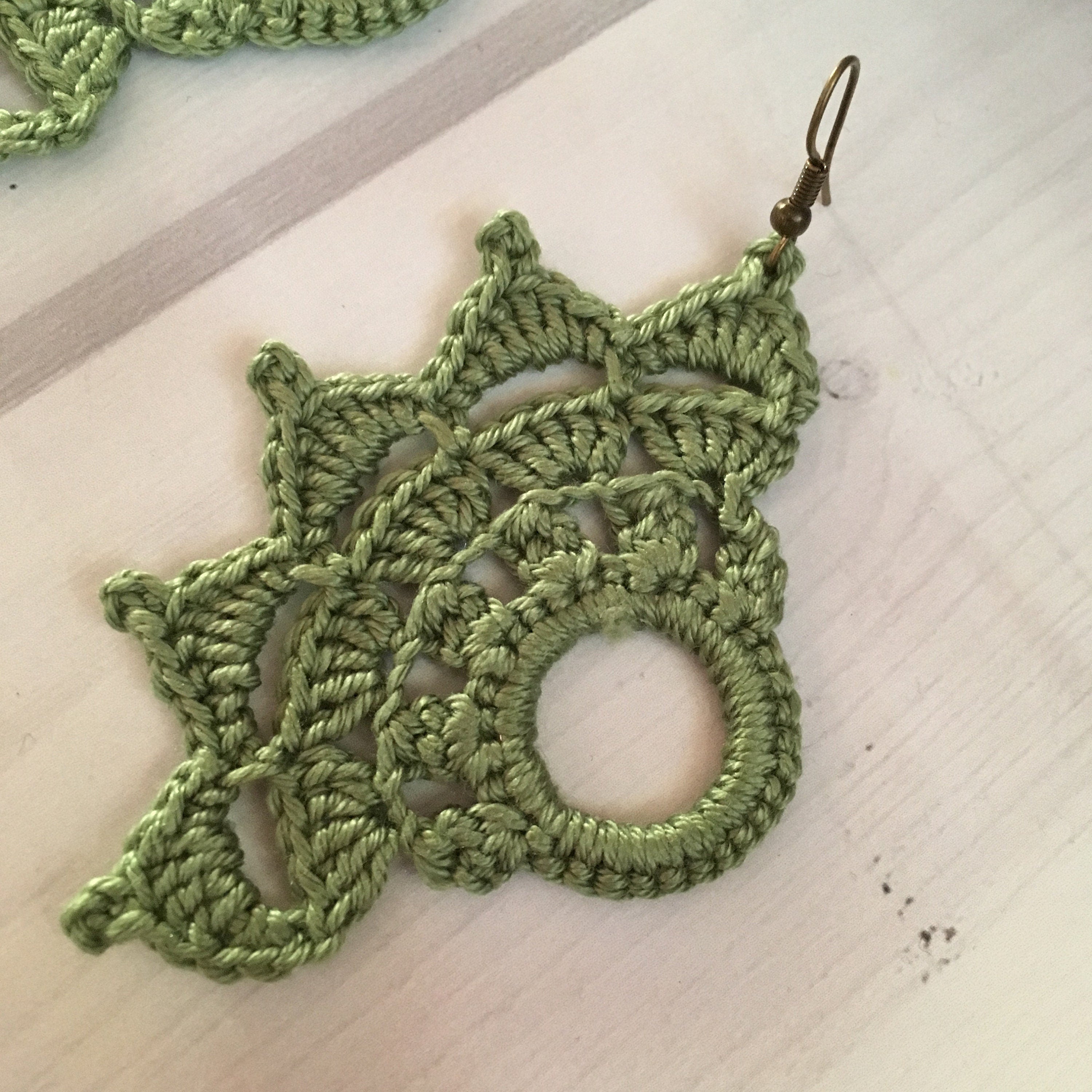80. Crochet Fire Butterfly Wings Earrings Pattern | PDF Digital Download