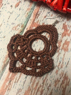 50. Elegant Lace Geometric Crochet Earrings – Digital PDF Pattern