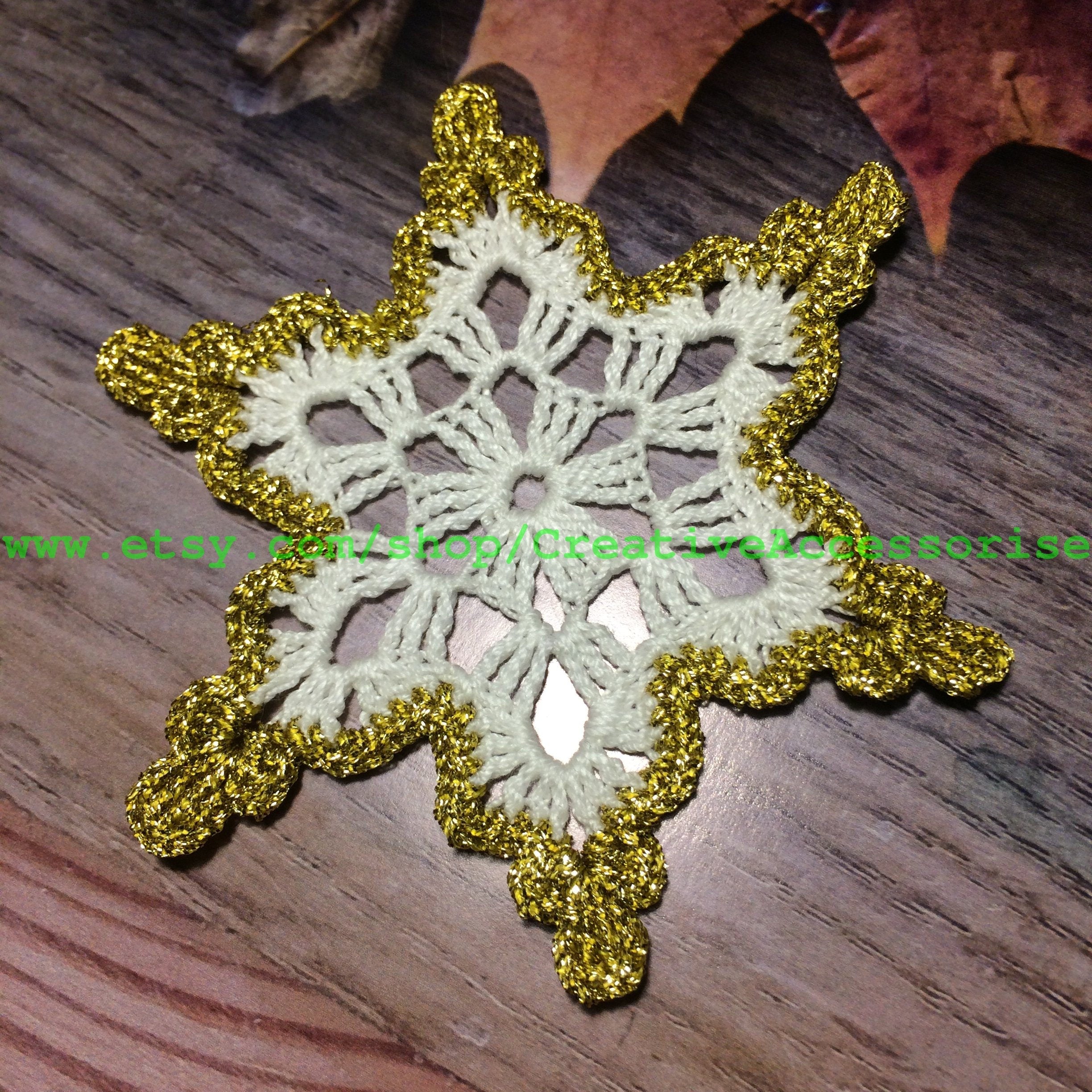 Crochet Christmas Snowflake – Digital PDF Pattern
