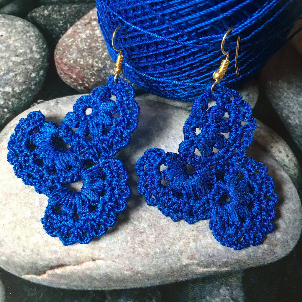 92. Asymmetric Crochet Earrings Pattern | Digital PDF Download