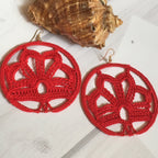 88. Flowery Openwork Earrings – Digital Crochet Pattern for Advanced Crocheters