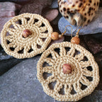57. 🌟 Celtic Sun Crochet Earrings Pattern | Easy Boho Lace Earrings PDF