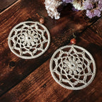 89. Crochet Mandala Hoop Earrings – Digital PDF Pattern