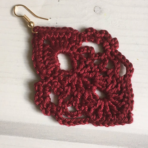 119. Elegant Crochet Dangle Earrings – Digital PDF Pattern
