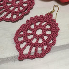85. 🌸 Openwork Leaf Crochet Earrings – Digital PDF Pattern
