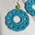 77. Ukrainian Sun Crochet Earrings Pattern (PDF Digital Download)
