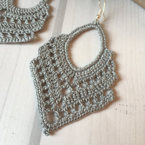 103. Boho Chic Crochet Earring Pattern – Easy DIY Jewelry Tutorial (Digital PDF)