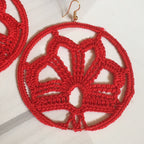 88. Flowery Openwork Earrings – Digital Crochet Pattern for Advanced Crocheters