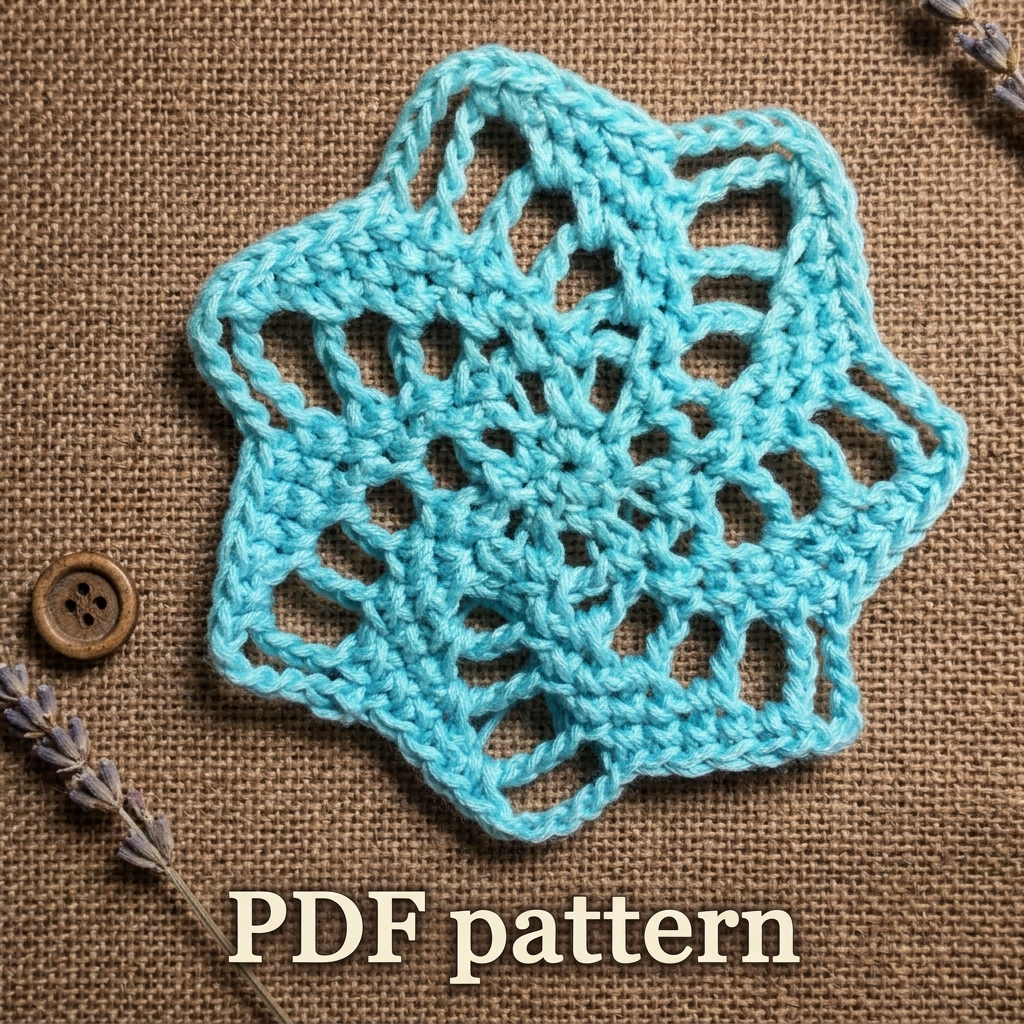 Spiral-Motif Earrints Pattern - Instant Download