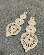 115. Crochet Earrings Pattern – Elegant Long Dangle Design