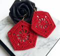 35. Lacy Geometric Earrings - Digital PDF Crochet Pattern
