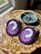 62. Spiral Swirl Openwork Crochet Earring Pattern (PDF Digital Download)