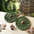 57. 🌟 Celtic Sun Crochet Earrings Pattern | Easy Boho Lace Earrings PDF
