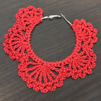 Hoop laces earring pattern