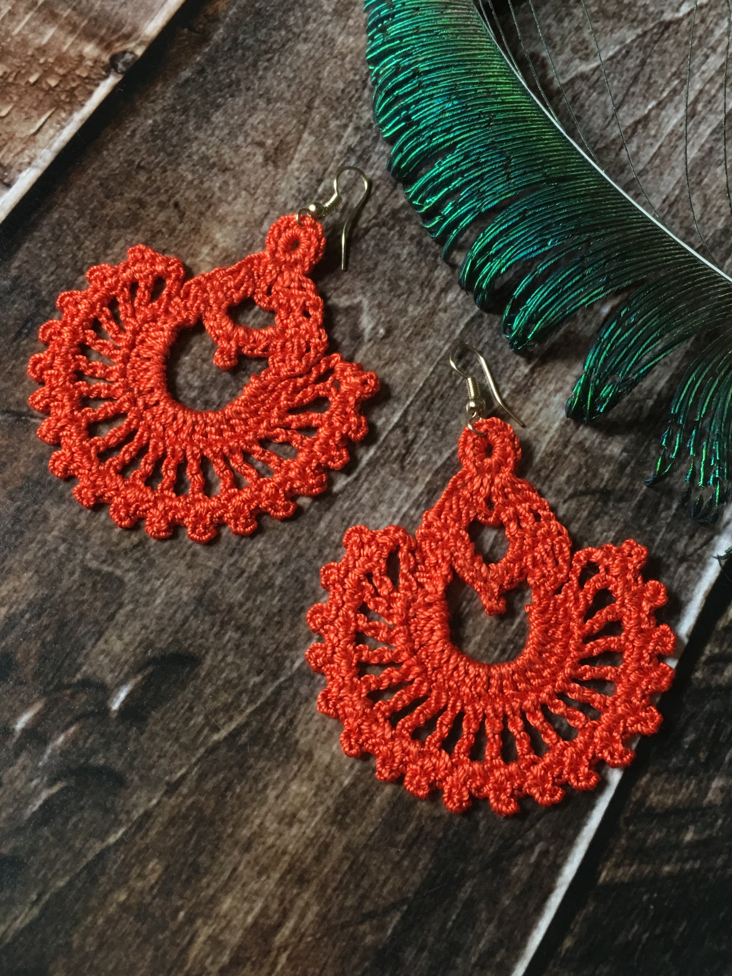 Lavender Lore Crochet Dangle Earrings