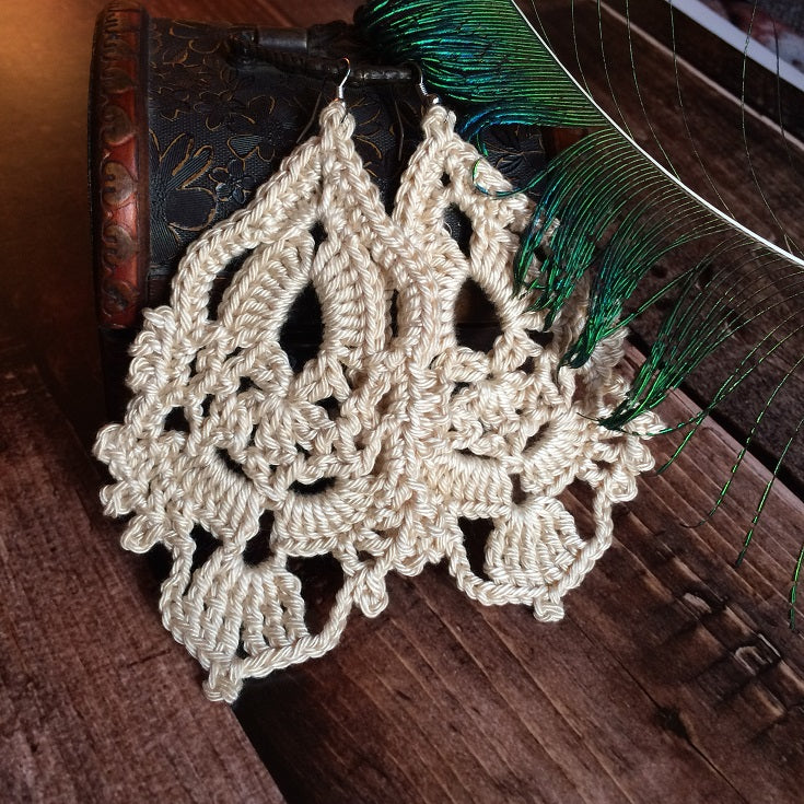 18. Micro-Crochet Lace Earring Pattern | PDF Digital Tutorial