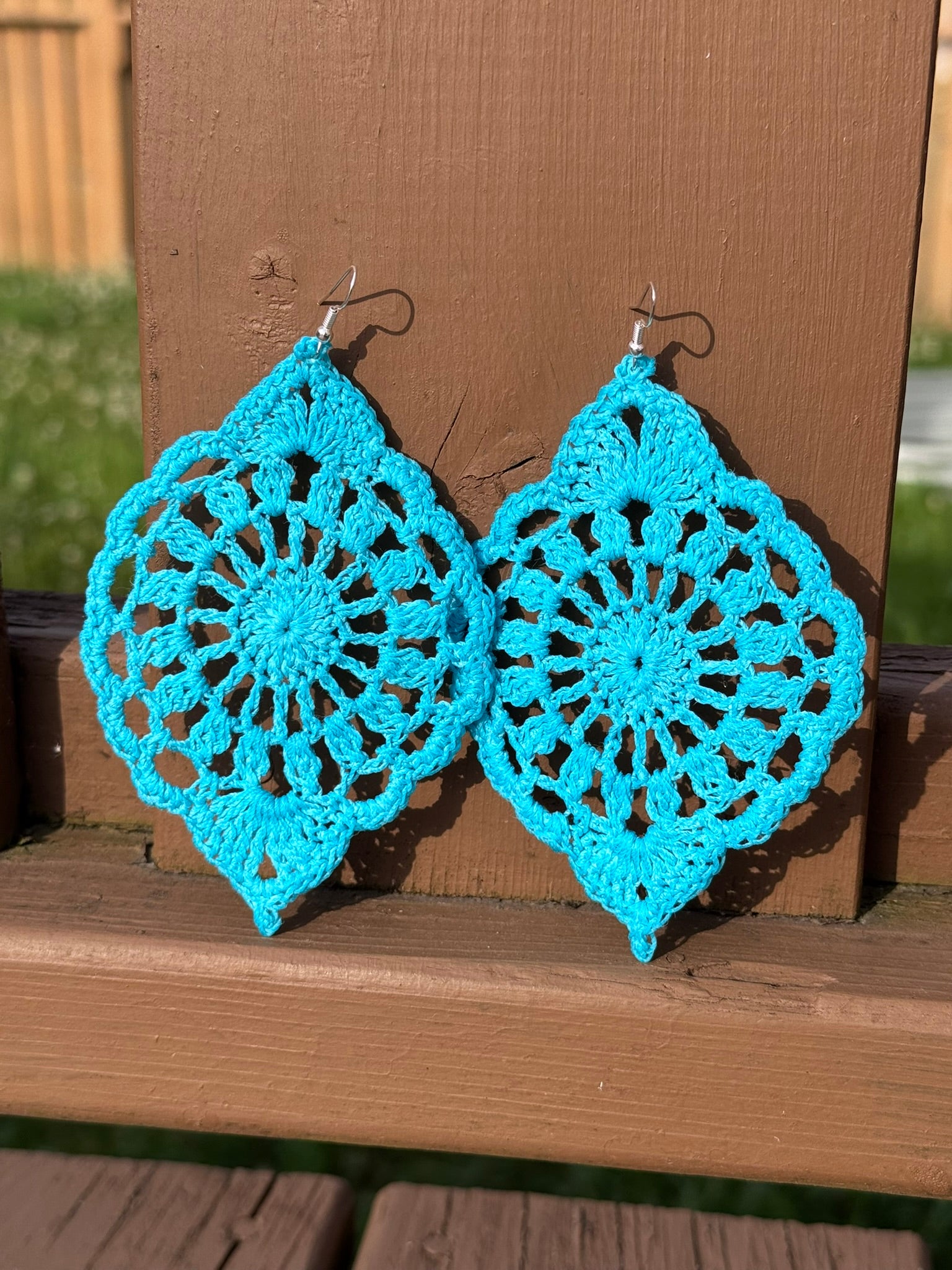 Elegant Lace Earrings – Crochet Pattern (Digital Download)