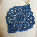 Elegant Lace Earrings – Crochet Pattern (Digital Download)