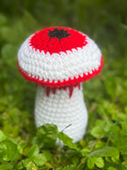 Evil Eye Mushroom Crochet Pattern – Spooky Halloween Decor