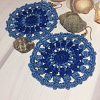 Mandala Lace Statement Earrings – Beginner-Friendly Crochet Pattern