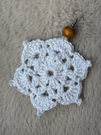 Lacy Flower Crochet Earrings PDF Pattern | Boho Star Snowflake Earring Tutorial | Easy Crochet Jewelry Pattern for Beginners