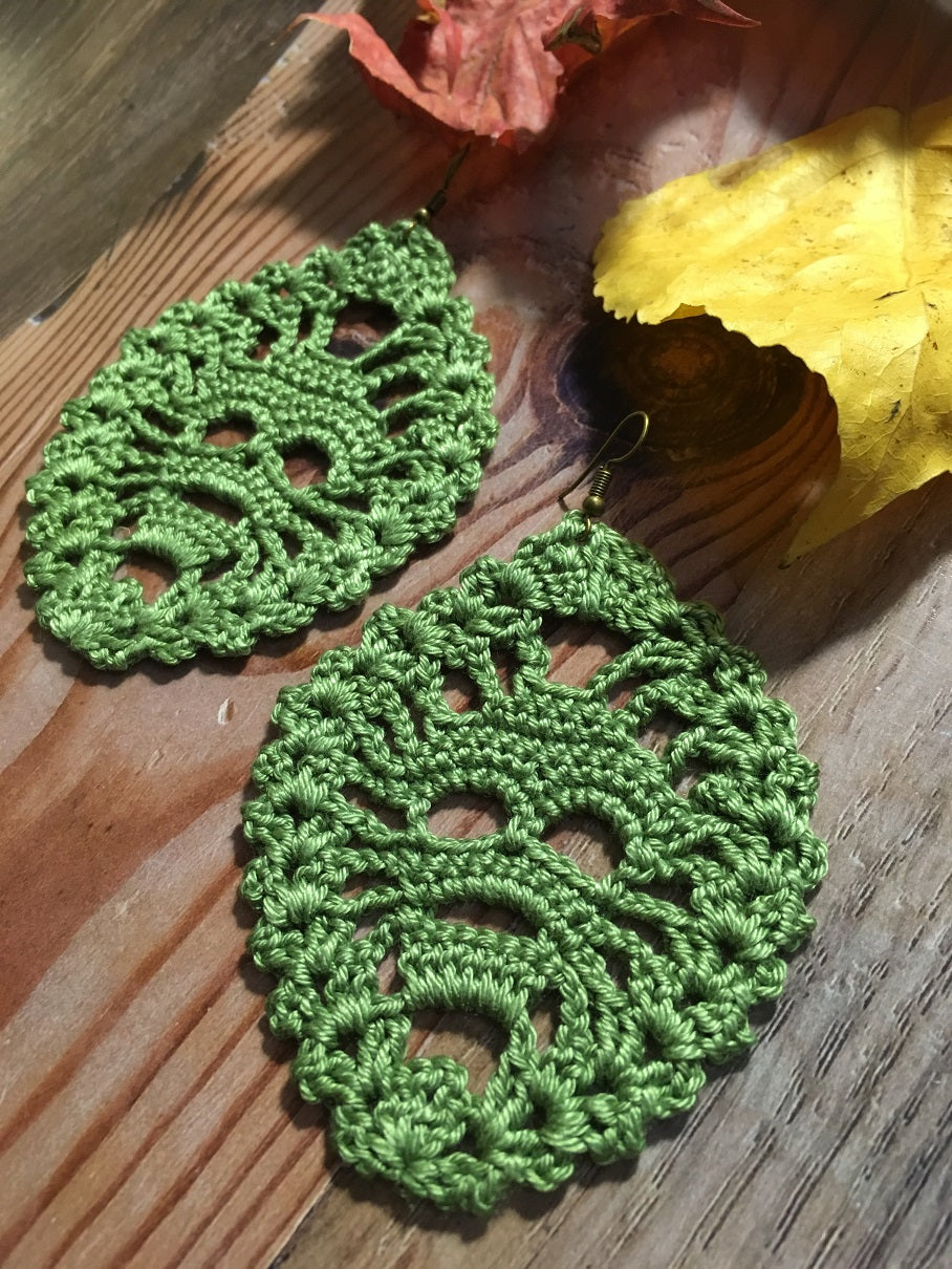💀 Skull Crochet Earrings Pattern | PDF Digital Download