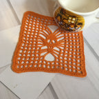Halloween crochet coaster tutorial, Skull coaster pattern, written filet skull pattern, PDF file  for beginners
