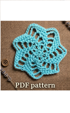 Spiral-Motif Earrints Pattern - Instant Download
