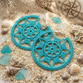 55. 💎 Mandala Lace Hoop Earrings – Crochet Pattern (PDF Digital Download)