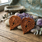 54. Crochet Leaf Earrings Pattern | PDF Digital Download