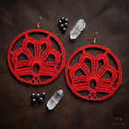 88. Flowery Openwork Earrings – Digital Crochet Pattern for Advanced Crocheters
