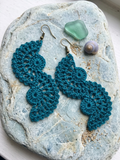 66. Crochet Seashell / Wave Statement Earrings Pattern